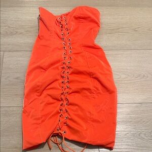 Fashion Nova Orange Mini Dress
